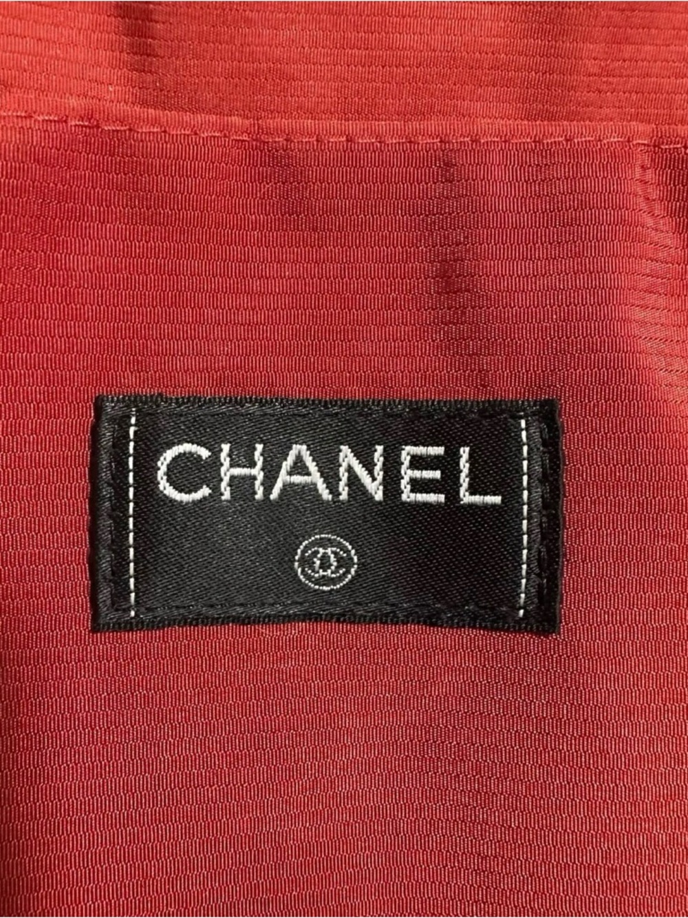 Chanel Travel Line Boston Bag Carry On Large Zippered Suitcase Bag - Picture 10 of 14